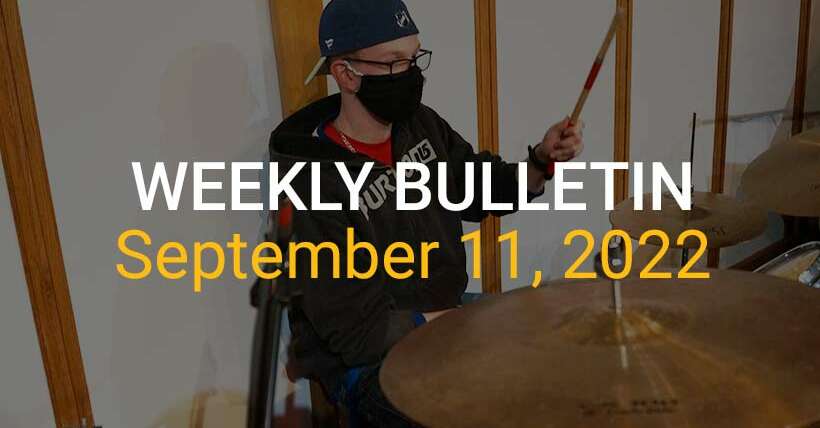 Weekly Bulletin September 11, 2022
