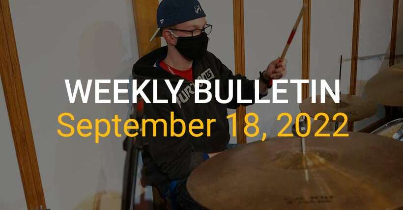 Weekly Bulletin September 18, 2022