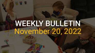 Weekly Bulletin November 20, 2022