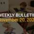 Bulletin – November 20, 2022
