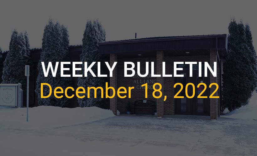 Weekly Bulletin December 18, 2022