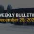 Bulletin – December 25, 2022