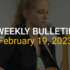 Bulletin – February 19, 2023