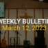 Bulletin – March 12, 2023