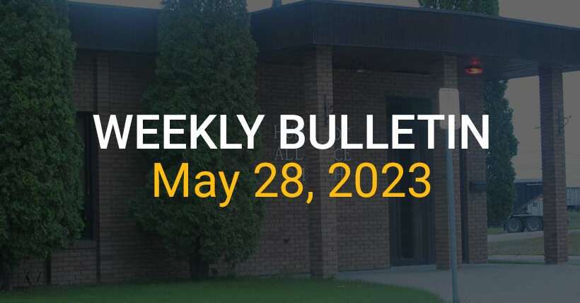 Weekly Bulletin May 28, 2023