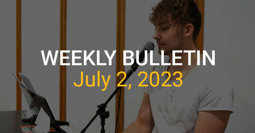 Weekly Bulletin July 2, 2023