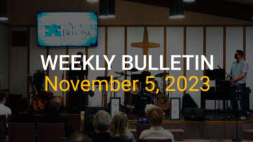Weekly Bulletin November 5, 2023