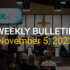 Bulletin – November 5, 2023