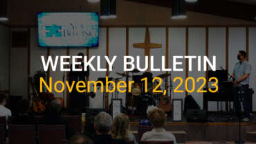 Weekly Bulletin November 12, 2023