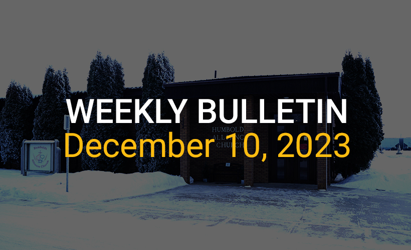 Weekly Bulletin December 10, 2023