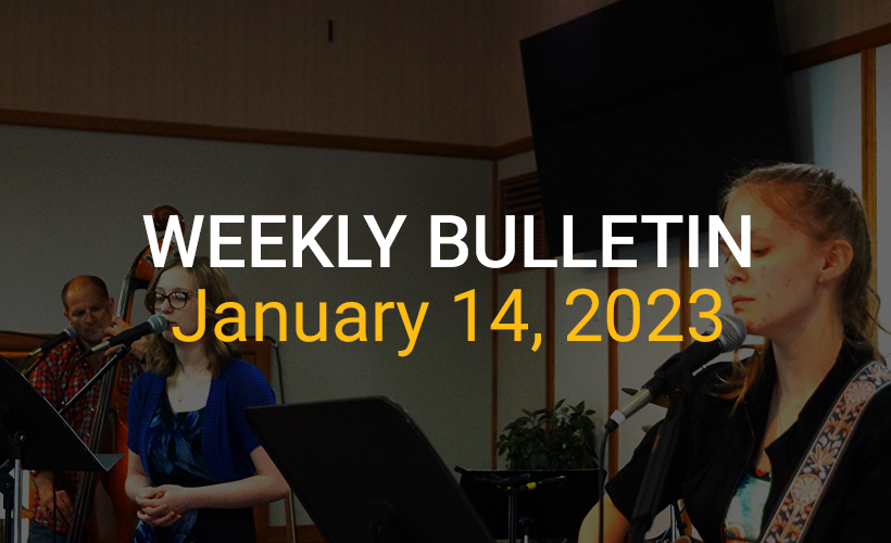 Weekly Bulletin January 14, 2024