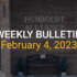 Bulletin – February 4, 2024