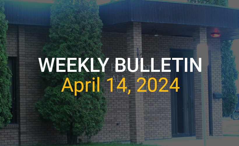 Weekly Bulletin April 14, 2024